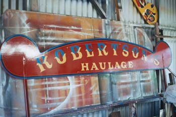 A Traditional Signs  Lorry nameboard  1