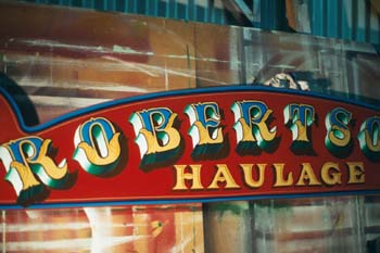 A Traditional Signs  Lorry nameboard  9